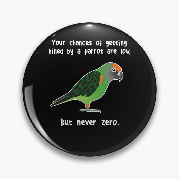 Item preview, Jardine's Parrot Never Zero designed and sold by Clara Hollins.