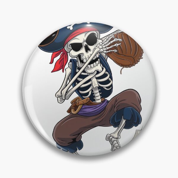 Item preview, Halloween Skeleton Pirate Baseball designed and sold by Merchrise.