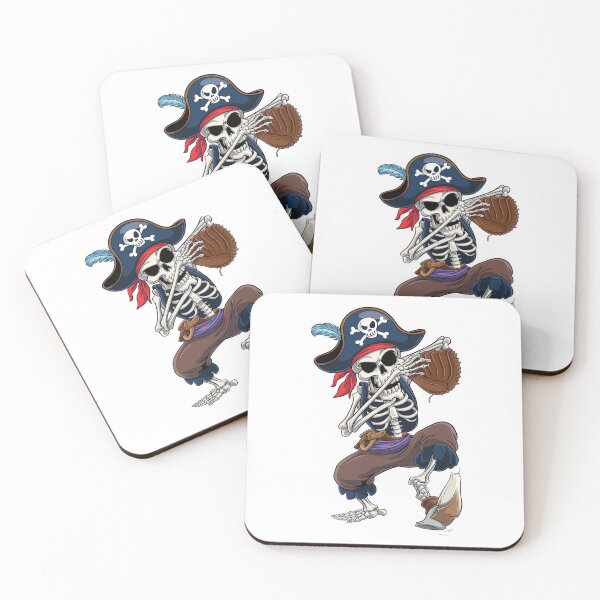 Item preview, Halloween Skeleton Pirate Baseball designed and sold by Merchrise.