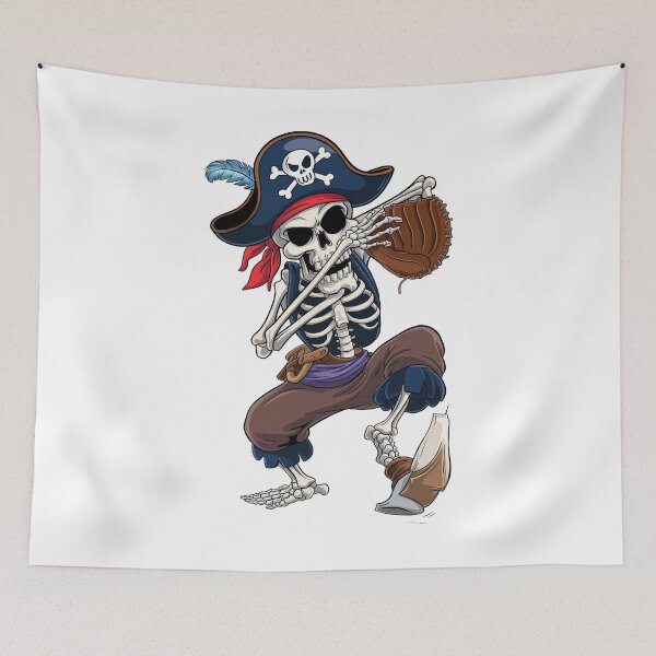 Item preview, Halloween Skeleton Pirate Baseball designed and sold by Merchrise.