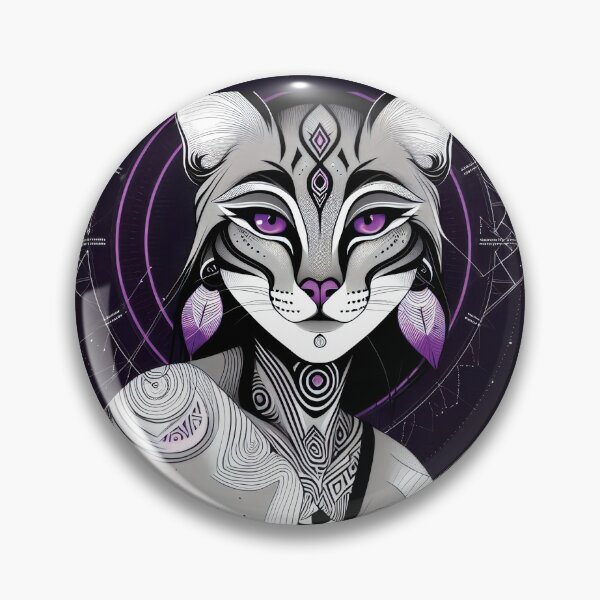 Item preview, The hot cat lady - purr(ple) designed and sold by yearmoe.
