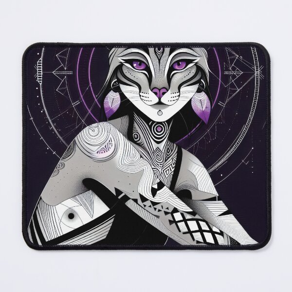 Item preview, The hot cat lady - purr(ple) designed and sold by yearmoe.