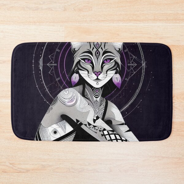 Item preview, The hot cat lady - purr(ple) designed and sold by yearmoe.