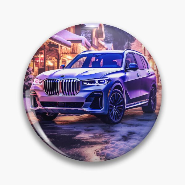 Item preview, Frozen Silver Elegance Suv In Charming Alpine Winter Village  designed and sold by RevUpDesign.