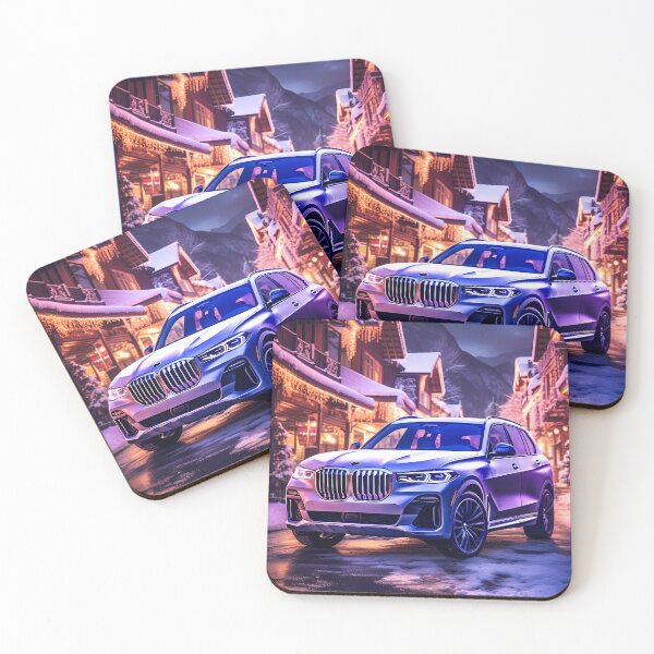 Item preview, Frozen Silver Elegance Suv In Charming Alpine Winter Village  designed and sold by RevUpDesign.