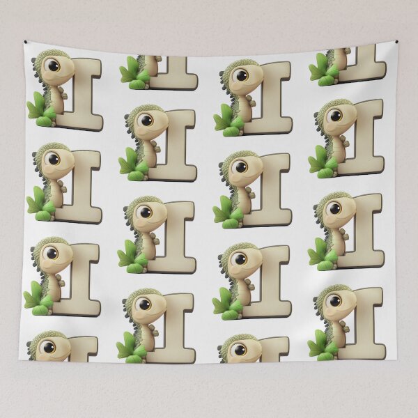 Item preview, Iguana with letter I designed and sold by zirca31.