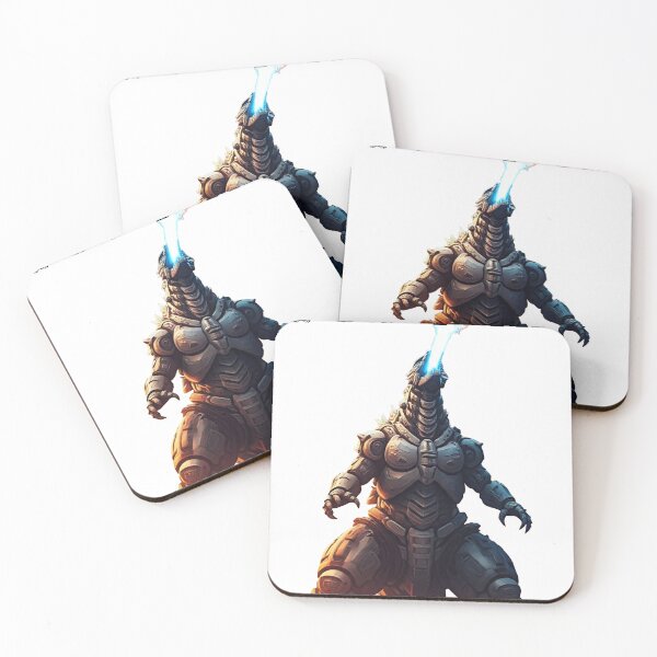 Item preview, Robotic Monster Breathing Fire in Dramatic Scene designed and sold by MochimCafe.