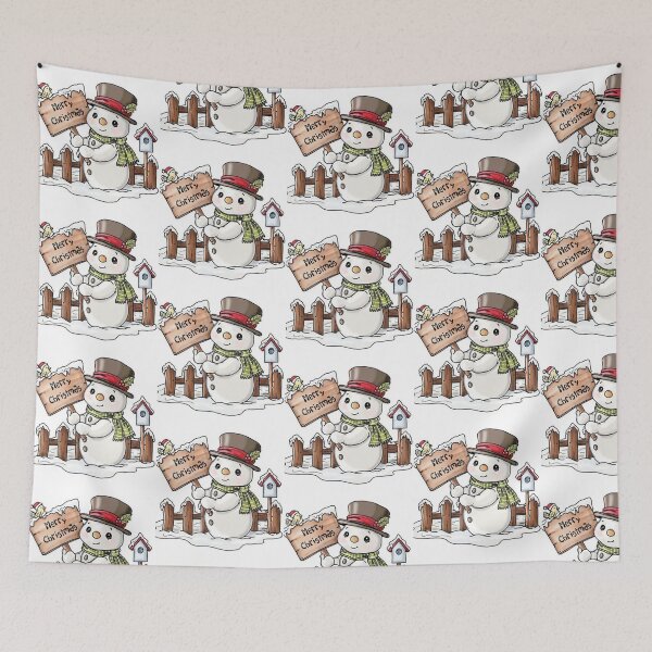 Item preview, Snowman's Merry Christmas tee designed and sold by junesstuff001.