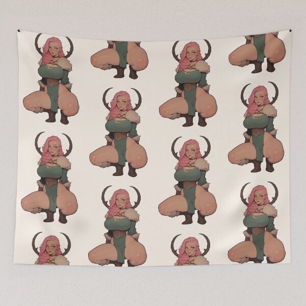 Item preview, Viking Elven Beauty with Pink Hair designed and sold by WaifuBrowser.