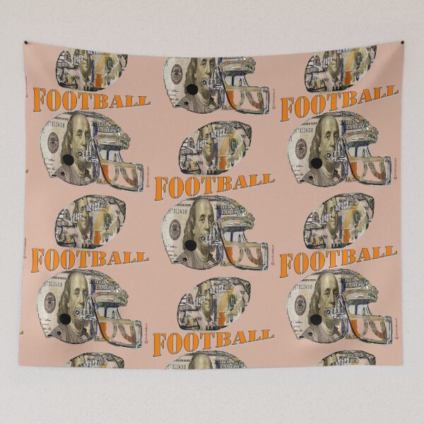 Item preview, Football and Helmet Made Out of Money designed and sold by kristalcurt.