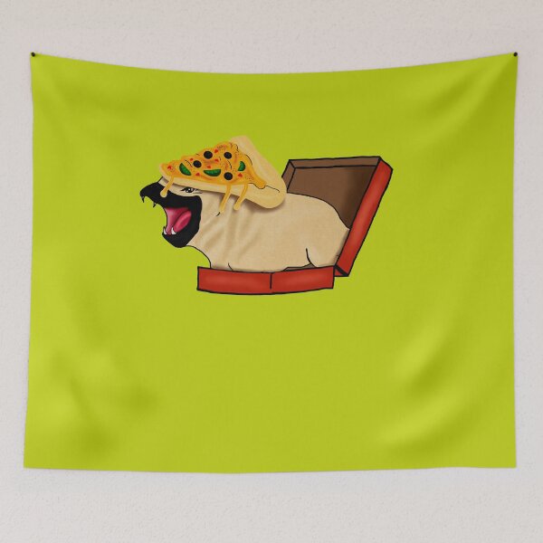 Item preview, Funny dog with pizza humor, Pizza fun designed and sold by Right-UR.