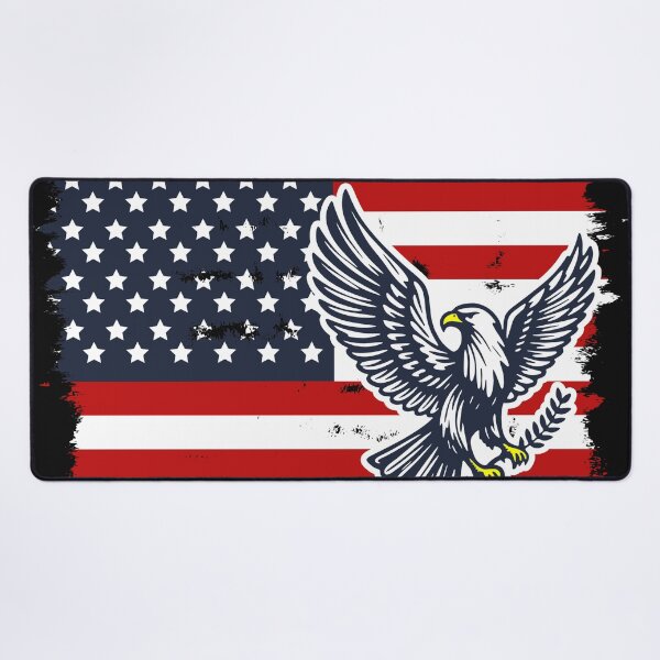 Item preview, Live Free Or Die American Flag Eagle Pride designed and sold by HowToCanadian.