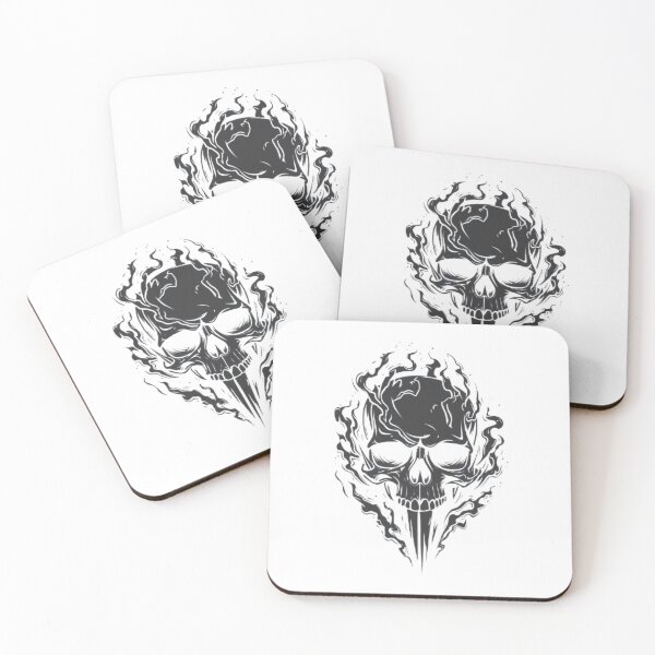 Item preview, Day of the Dead Skull (Black Edition) designed and sold by InkFool.