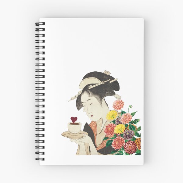 Item preview, Beautiful Japanese women in kimono with hot drink designed and sold by MelissaGallery.