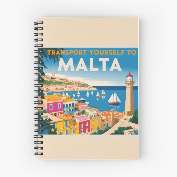 Item preview, Malta Travel Poster designed and sold by CaliforniaDi.