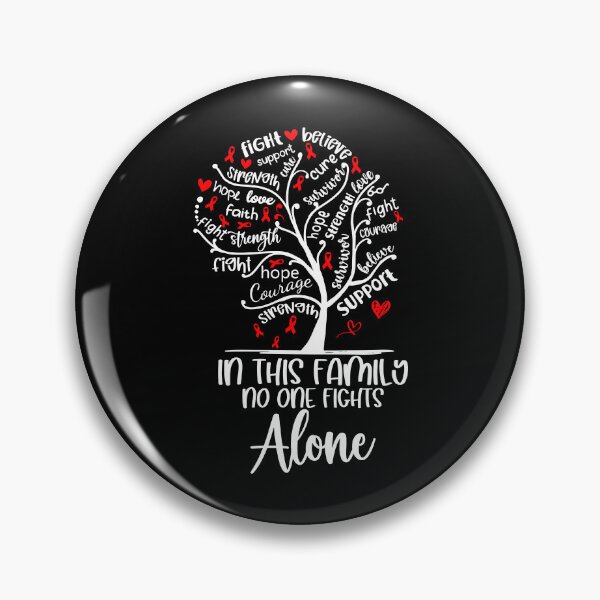 Item preview, In this FAMILY fights against syndrome, disease, illness, cancer with Tree Red Ribbon designed and sold by EdithShop59.