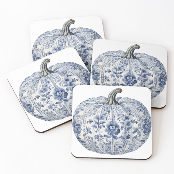 Item preview, Calabaza chinoiserie azul y blanca designed and sold by TheChinoiserie.