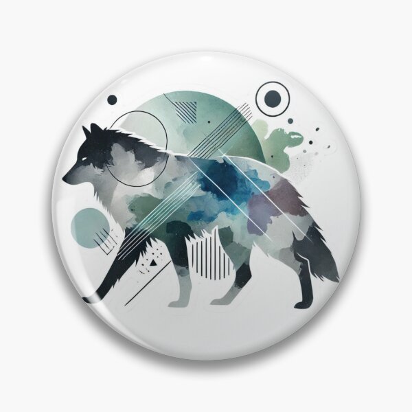 Item preview, Abstract Wolf Watercolor Art designed and sold by JavisSRDesign.