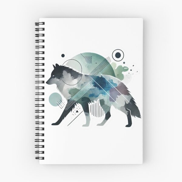 Item preview, Abstract Wolf Watercolor Art designed and sold by JavisSRDesign.