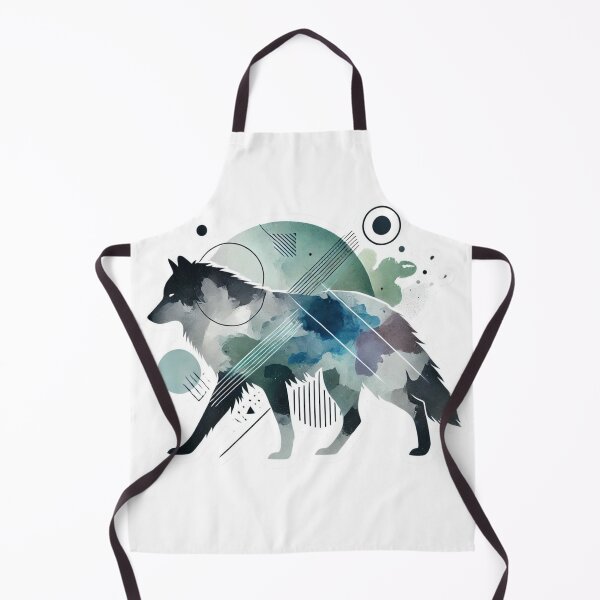 Item preview, Abstract Wolf Watercolor Art designed and sold by JavisSRDesign.