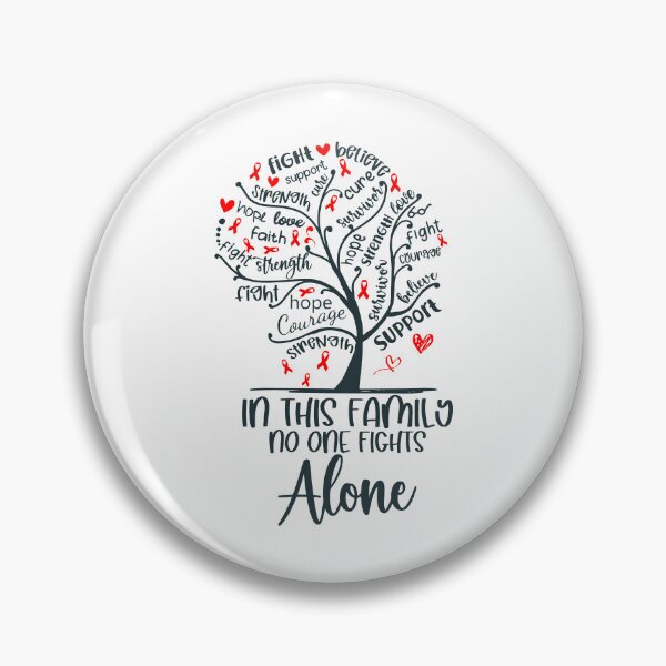 Item preview, In this FAMILY fights against syndrome, disease, illness, cancer with Tree Red Ribbon designed and sold by EdithShop59.