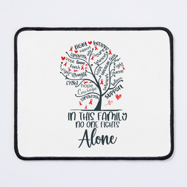 Item preview, In this FAMILY fights against syndrome, disease, illness, cancer with Tree Red Ribbon designed and sold by EdithShop59.