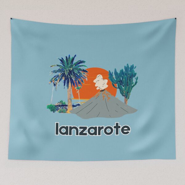 Item preview, Lanzarote Cactus Volcano Souvenir T Shirt  designed and sold by WheresTheTShirt.
