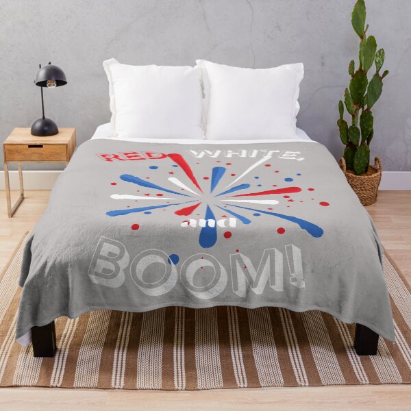 Item preview, Red White and Boom, 4th July, American Independence Day designed and sold by Right-UR.