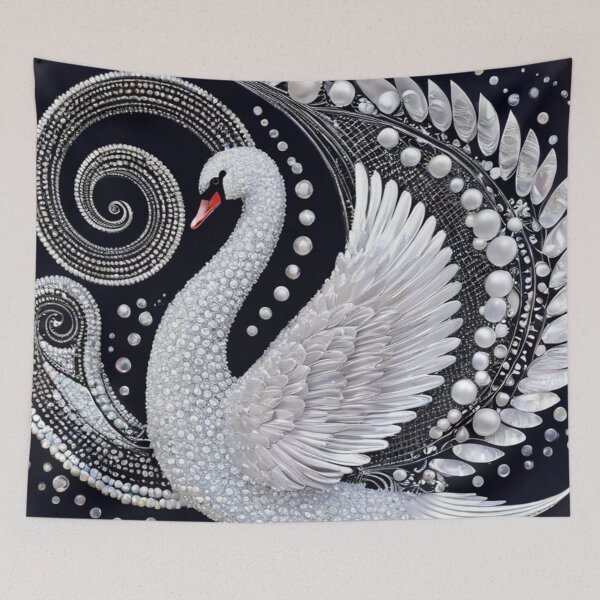 Item preview, Swan White Pearls  designed and sold by purplesensation.