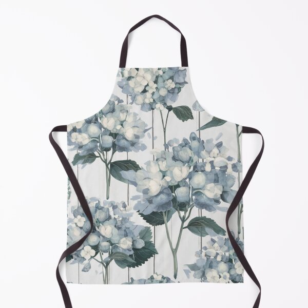 Item preview, Minimal Bluish Grey Hydrangeas Print – Soft Floral Design in Cool Tones, Subtle Hydrangea Pattern for Home Décor, Textiles, and Stationery, Modern and Elegant designed and sold by 21 Dragonflies.