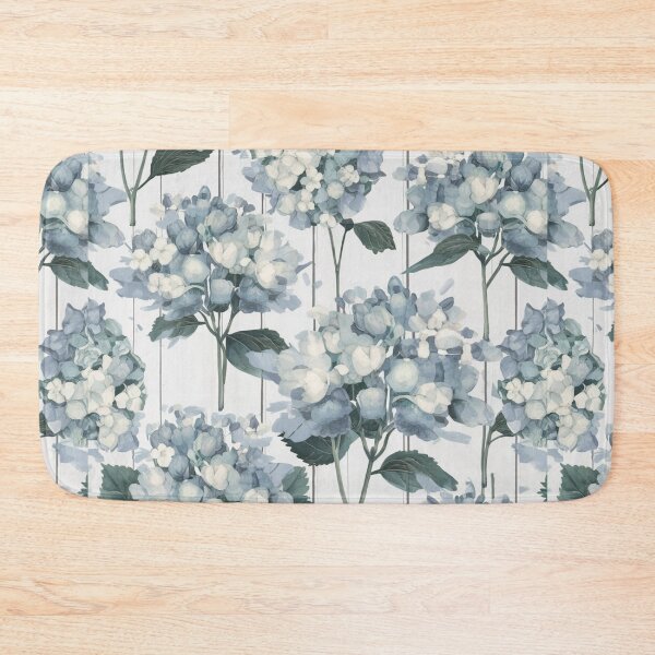 Item preview, Minimal Bluish Grey Hydrangeas Print – Soft Floral Design in Cool Tones, Subtle Hydrangea Pattern for Home Décor, Textiles, and Stationery, Modern and Elegant designed and sold by 21 Tulips.