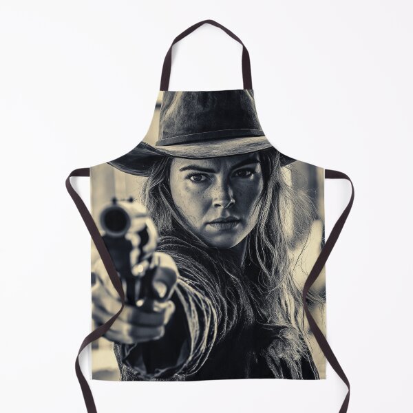 Item preview, Woman Holding A Gun designed and sold by Patricks-Art.