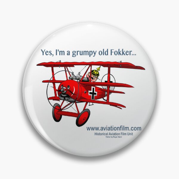 Item preview, I'm A Grumpy Old Fokker Cartoon designed and sold by HAFUAdmin.