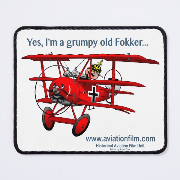 Item preview, I'm A Grumpy Old Fokker Cartoon designed and sold by HAFUAdmin.