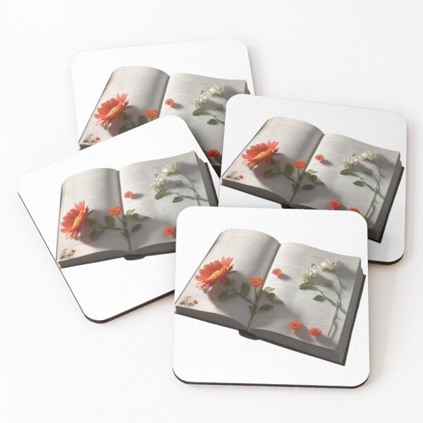 Item preview, Open book with flovers designed and sold by Ellipsis-21.