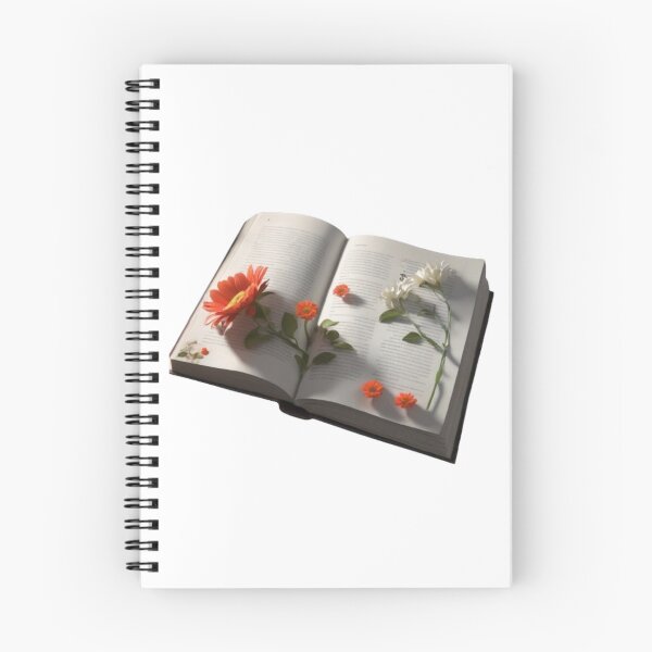 Item preview, Open book with flovers designed and sold by Ellipsis-21.