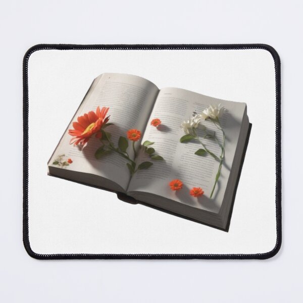 Item preview, Open book with flovers designed and sold by Ellipsis-21.