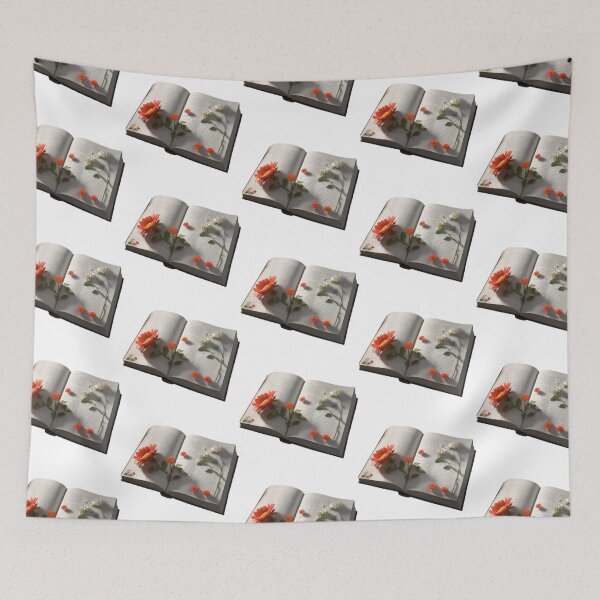 Item preview, Open book with flovers designed and sold by Ellipsis-21.