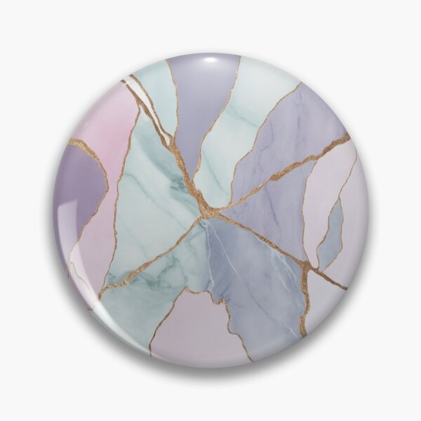 Item preview, Pastel Marble with Golden Lines – Soft Color Marble Pattern with Gold Grouting for Elegant Home Décor, Fashion, and Art designed and sold by 21 Tulips.
