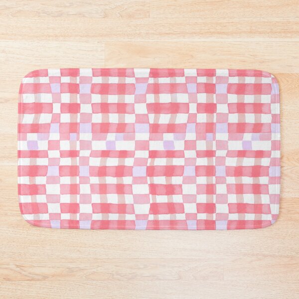 Item preview, Pink Cute Gingham Wavy Pattern designed and sold by trajeado14.