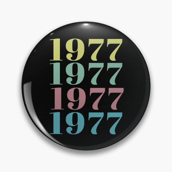 Artikelvorschau, 1977 Geburtstagsjahr Wiederholungsdesign entworfen und verkauft von Jeallan Designs.