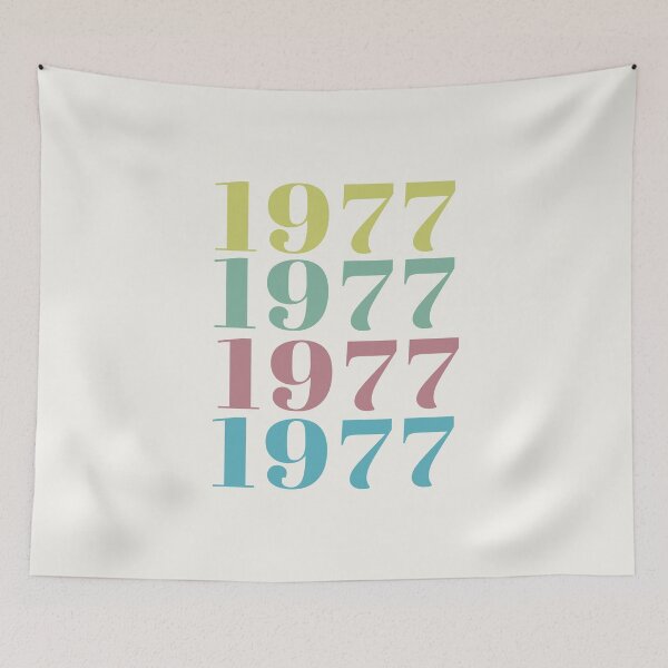 Item preview, 1977 Birthday Year Repeat Design designed and sold by Jeallan Designs.