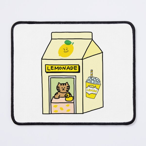 Item preview, a Cat and a Duck in the lemonade shop designed and sold by superbaechoo.