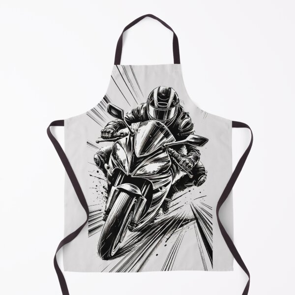 Item preview, Speed and Power - Biker Head-On designed and sold by Blink Art Studio.