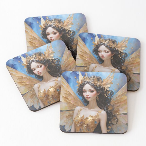 Item preview, Golden Fairy Portrait designed and sold by Ghazal-art.
