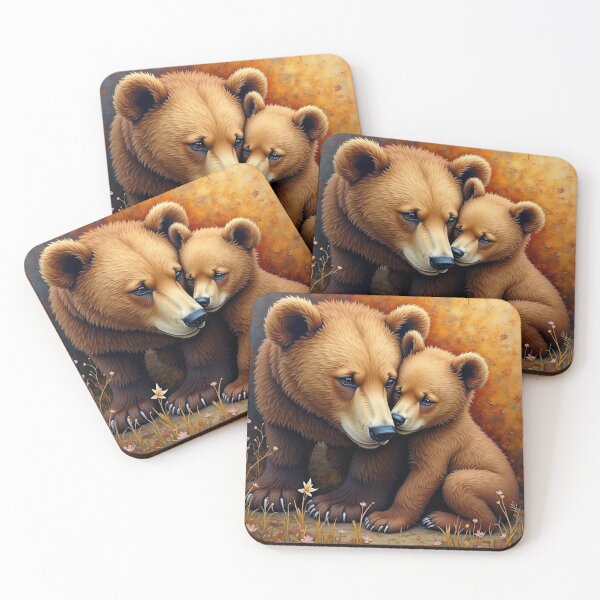Item preview, Mama Bear and Baby Bear Cuddles designed and sold by purplesensation.