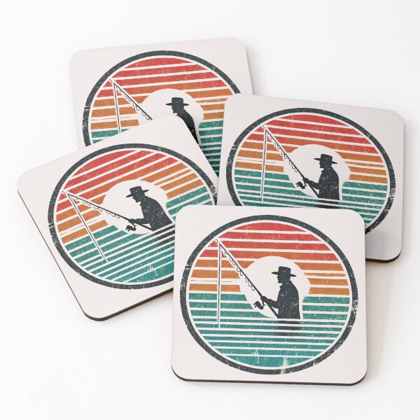 Item preview, Vintage Fisherman at Sunset designed and sold by Blink Art Studio.