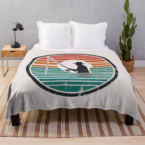 Item preview, Vintage Fisherman at Sunset designed and sold by Blink Art Studio.