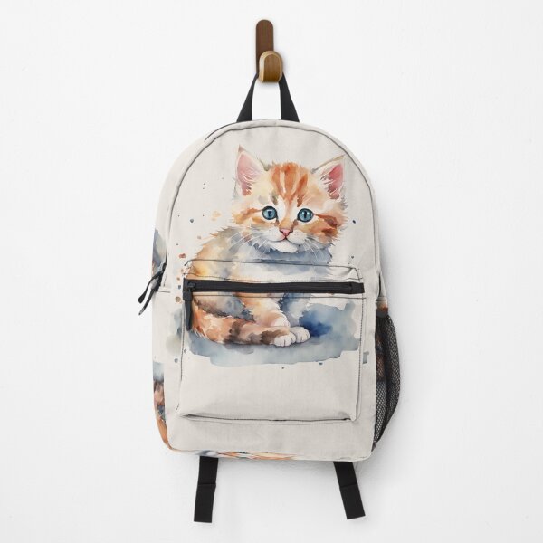 Item preview, Adorable Ginger Kitten in Watercolor designed and sold by Hummy-studio.