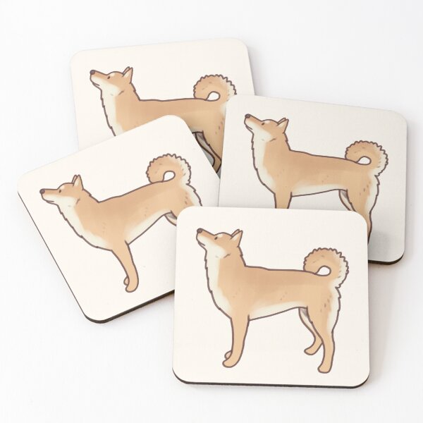 Item preview, Cute Jindo dog illustration  designed and sold by Artofmayara.